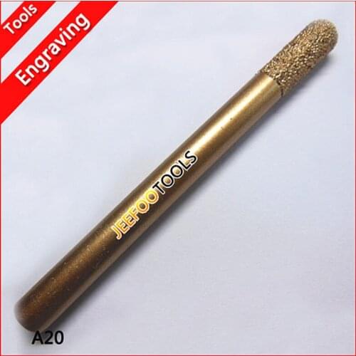 A20-8*8*20 3D Diamond Tools/ Carving Bits/Stone Engraving Tools/Router Bits Cutters/ Marble Machine