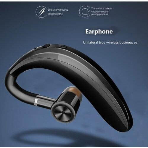 2021 Fashion For Driving Business Bluetooth 5.0 Wireless Headset Ear-Mounted Earphone with Long Standby For Xiaomi Huawei Iphone