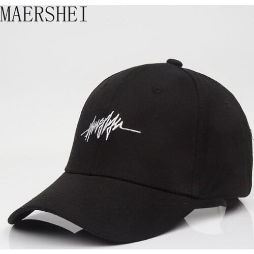 Brand baseball cap fashion letter embroidery duck tongue cap snapback bone hip-hop cap