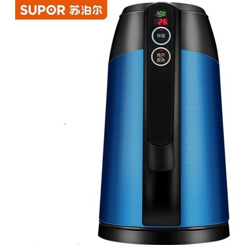 SUPOR 220V Household Electric Kettle Insulation All-steel Seamless Electronic Thermostat Kettle Electric Kettle Deerma
