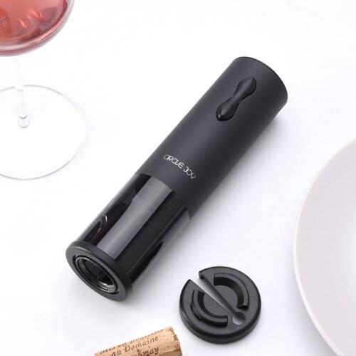 Youpin Circle Joy Automatic Red Wine Bottle Opener Electric Corkscrew Foil Cutter Cork Out Tool