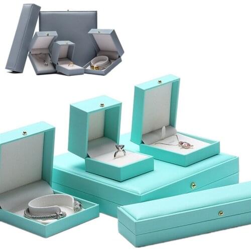 Factory Direct Supply Custom Bangle Bracelet Boxes Jewelry Packaging Box Luxury Leather Jewelry Organizer Storage Box