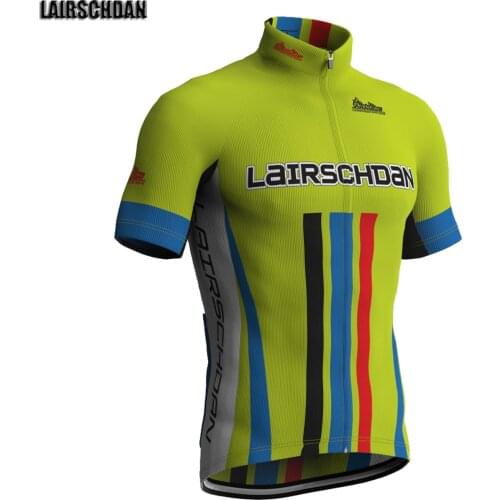 LairschDan Summer Road Bike Cycngling Jersey Outdoor Racing Sportwear MTB Short Sleeve Fietskleding Heren Zomer Racer Team Wear