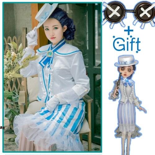 Game Identity V Cosplay Costumes Iron Lady Coordinator Martha Behamfil Cosplay Halloween Carnival Party Women Cosplay Dress