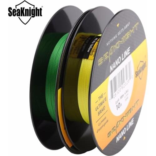 SeaKnight NANO 100M Braided Fishing Line 4 Strands Multifilament Fish Line 4LB 6LB 8LB 10LB Carp Fishing Saltwater Freshwater
