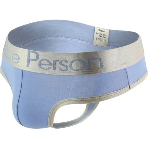 2019 BRAVE PERSON Men Sexy Cotton Thongs Briefs Bikini Sexy Men Underwear G-string Thong T-back Shorts