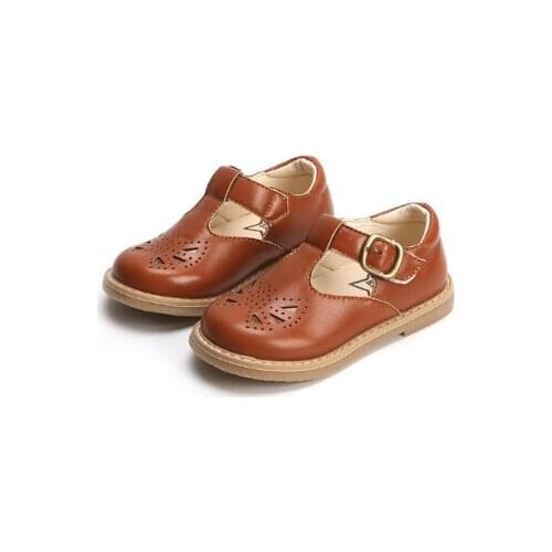 New Children Boys & Girls Solid Leather Shoes, Kids Student Casual shoes, Kids Loafer with thick soft bottom
