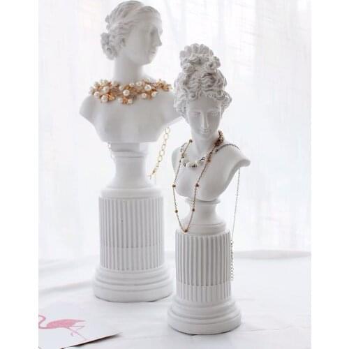 Resin Necklace Display Stand Necklace Mannequin Necklace Holder Jewelry Holder Rack Jewellery Display Case Jewellery Case