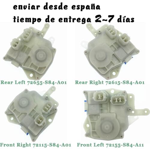 Door Lock Actuator Front Rear Left Right For Honda Civic Accord 72155-S84-A11 72115-S84-A01 72655-S84-A01 72615-S84-A01