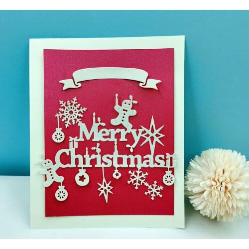 Christmas Cutting Dies Circle All For Scrapbooking Embossing And Cutting Templates Scrapbooking Stamping Products For Craft Mold