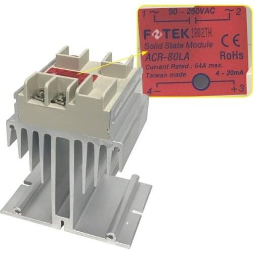 ACR Series Strengthen Heat Dissipation Type IP58 Fotek Dual Thyristors Modules ACR-80LA
