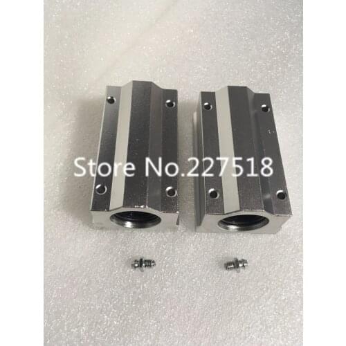 2pcs SCS25LUU 25mm Linear axis Ball Bearing block, Bearing pillow Bolck with LM25LUU bush