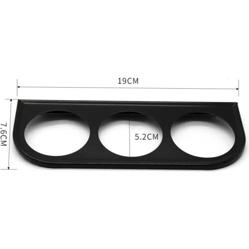 Universal Car 2" 52mm 3 Triple Hole Dash Gauge Pod Mount Holder Black