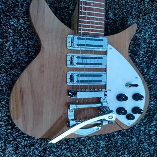 High quality electric guitar, ricken 325 electric guitar, alder body wood color can be customized, free transportation