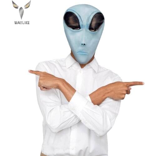 WAYLIKE Halloween Big Eyes Aliens Latex Mask Scary Latex Mask Novel Latex Mask For Halloween Easter Party