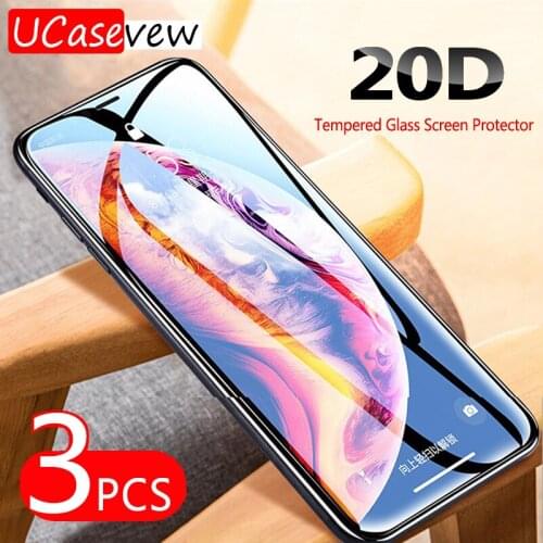20D Full Coverage Screen Protective Tempered Glass For iPhone 6 7 8 X XS XR Screen Protector Film Glass For iPhone 11 Pro Max