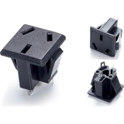 10pcs US 2P 3P Plug Socket PCB Board Power Adapter Connector AC 125V 15A