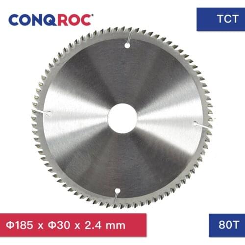 185 x 30mm TCT Circular Saw Blade 80T Woodworking Saw Blade
