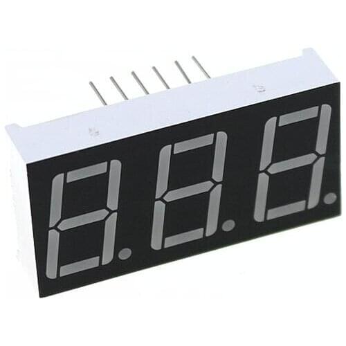 5pcs LED Display 0.56 inch 3 bit 12PIN Each Common / Anode Digital Tube 7 segmentos LED Digital tube