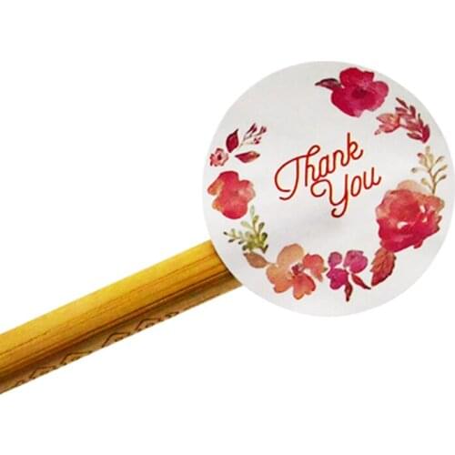 60pcs 3.5cm Round Gift Seal Label Sticker Thank You Stickers Diary Stationery Stickers For Wedding Party Decor Handmade Sticker