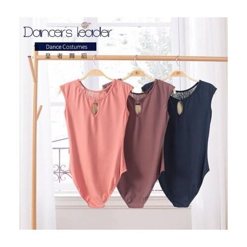 Adult ballet Leotard for women practice clothes sleeveless lace gymnastic jumpsuit adult aerial yoga clothing