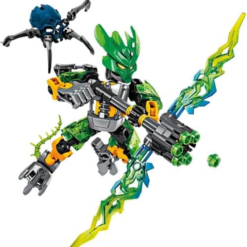 BIONICLE Protector Of Jungle Action Figures Building Block Toys Set For Kids Boy Gift Compatible Major Brand 70778 64pcs/Set