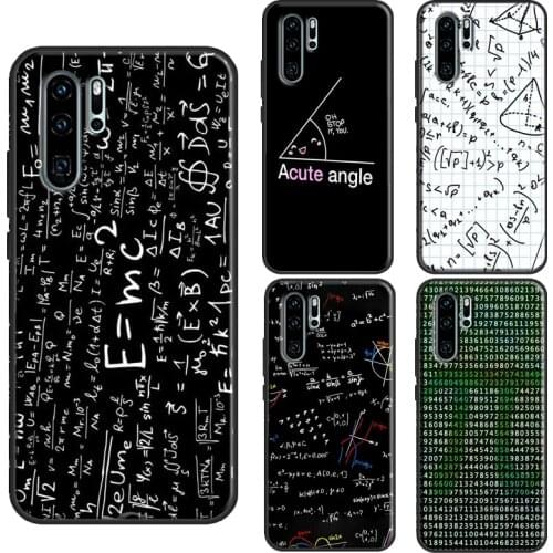 E mc2 Formula Math Funny Science Case For Huawei P30 Pro P10 P20 P40 Lite P Smart 2019 Z Mate 20 10 Lite 30 Pro TPU Cover