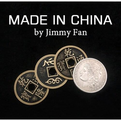 Made in China by Jimmy Fan (No cup) Magic Tricks Close up Magic Magician Illusions Coin Appear Vanish Gimmick Props Mentalism