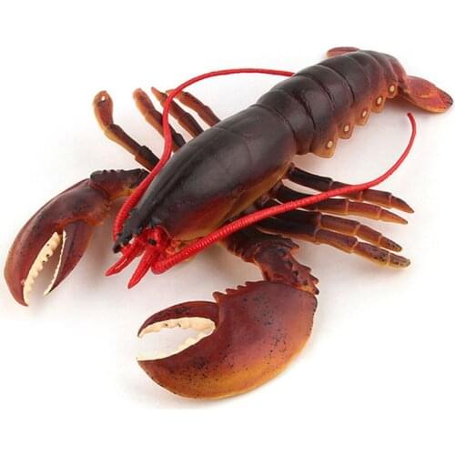 Large Size Simulation Lobster Model Toy Wild Life Animals Figures Home Decoration Children Kids Toy