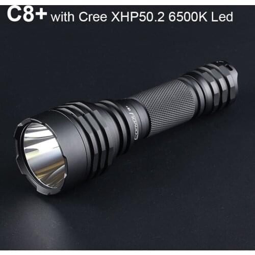 Convoy C8 Plus with Cree XHP50.2 6500K Led Flashlight Torch Portable Lighting Camping Fishing High Powerful 18650 Flash Light