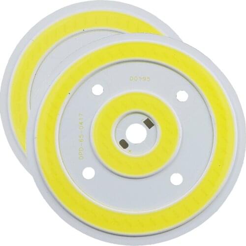 High quality 65mm 12V Round cob led diode 10w source Pure white 1000lm 800MA for LED Lighting 3 years warranty NEW 10pcs