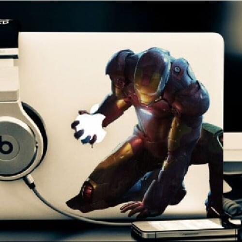 Marvel Iron Man Laptop Sticker Skin 11/12/13/14/15/16 in for Macbook Air Pro Air 13" 15" A1398 A1465 A1502 A2141