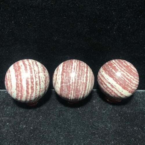 Natural Serpeggiant Crystal Hand-Polished Sphere Chakra Healing Reiki Stone Home Decoration Stone Handicraft Decoration Sphere