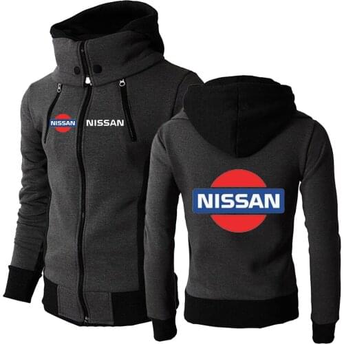 NISSAN Logo 2021 New Mens Outdoor Casual Male Jackets Warm Hoodies High Quality Spring Autumn Harajuku Sweatshirts Outwear
