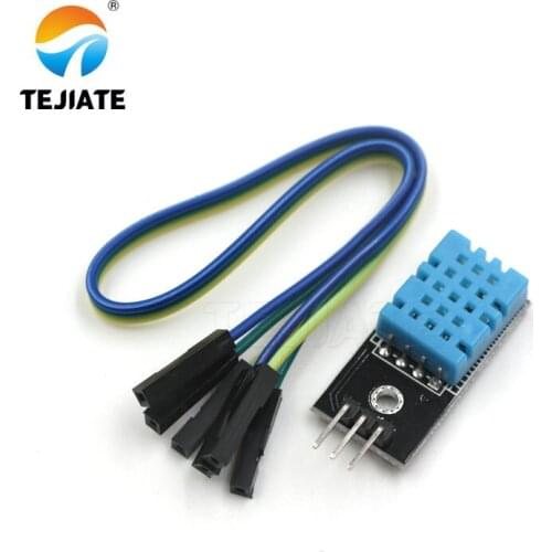 New Temperature and Relative Humidity Sensor DHT11 Module with Cable Diy Kit