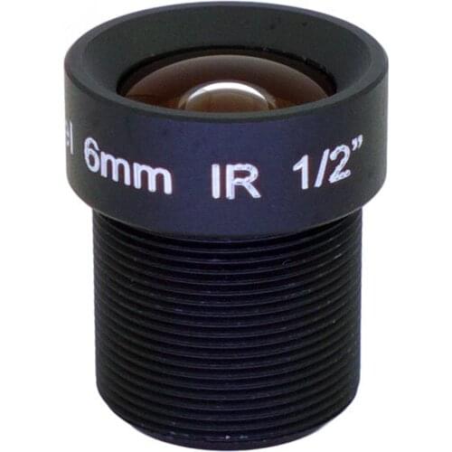6mm HD lens 1/2 inch 5 million pixel M12 interface machine vision monitoring equipment accessories