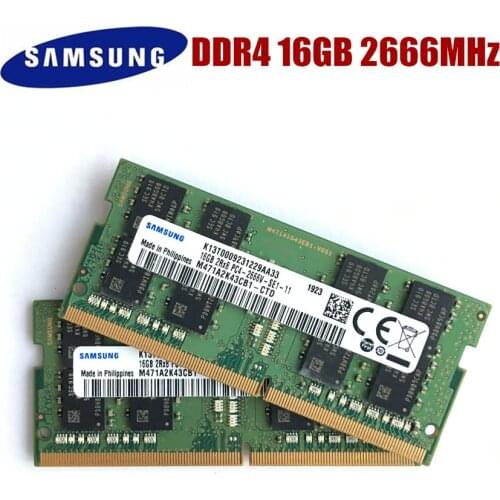 SAMSUNG DDR4 PC4 4G 8G 16G 2133P 2400T 2666V Laptop Memory RAM 4GB 2133 2400 MHz Memoria DRAM Stick for Notebook 100% Original