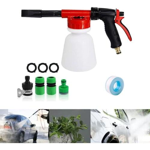 Soap Foam Generator Precise Foam Nozzle Foam Ratio Adjuster ABS Plastic Bottle With Adjustable Nozzle J60F