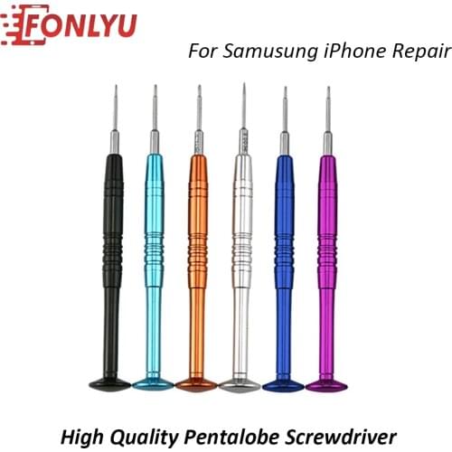 Fonlyu Precision Screwdriver Tools for Mobile Repair Opening Hand Tools for Iphone Huawei Samsung Aluminum Handle