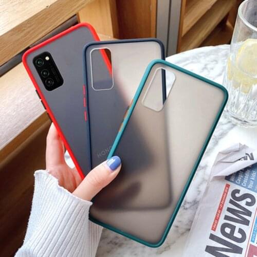 Shockproof Silicone Bumper Case On Huawei Honor 10X Lite 30i 20S V30 30S Honor 8A 8S 9X 9A 9S 9C Nova 5T Y5P Y6P Y8P Matte Cover