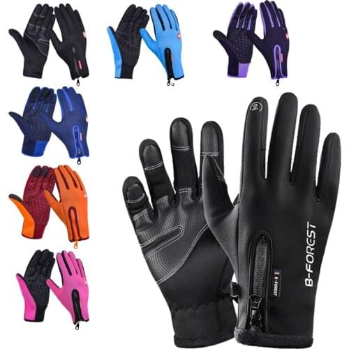 Outdoor winter Touchscreen Thermal Warm gloves Cycling Bicycle bike Ski gloves Outdoor Hiking Motorcycle Full Finger Gloves