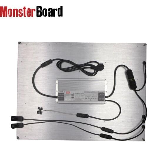 Uva booster 480w v4 Grow Light board lm301H UV IR Switch Monster Board Dimmable Led Grow Light Meanwell Driver