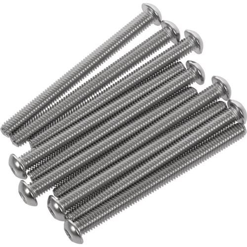 Stainless Steel Button Head Screw, Hex Socket Bolts Type:M6 / 6mm Bolt size:M6 x 70mm Your pack quantity:10