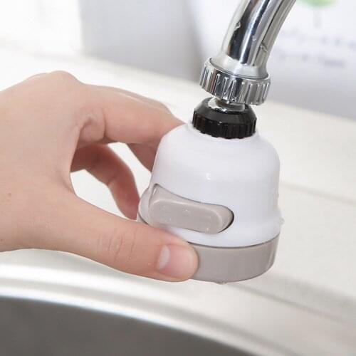 Rotatable Kitchen Faucet Shower Pressurized Splash-Proof Three Water Outlet Methods for You to Choose Convenient Sprinkler