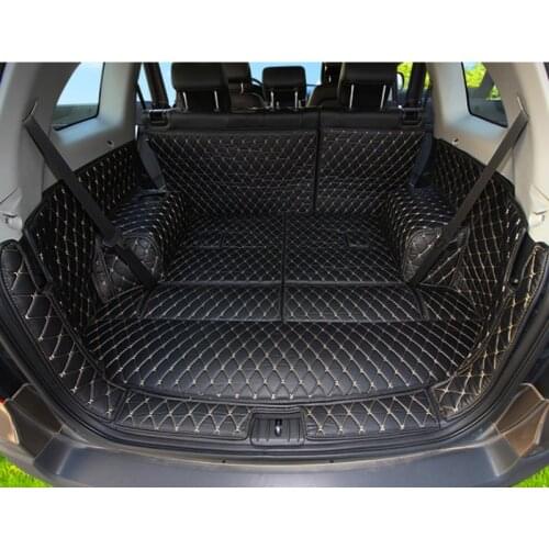 High quality! Full set car trunk mats for Chevrolet Captiva 7 seats 2018-2006 durable boot carpets cargo liner for Captiva 2012