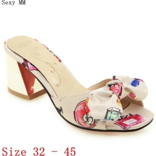 Women High Heel Sandals Shoes Woman High Heels Gladiator Sandals Pumps Small Plus Size 32 - 40 41 42 43 44 45