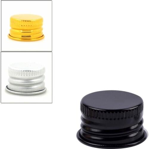 20-410 Silver/gold Metal Non Dispensing aluminum screw Cap 10pc
