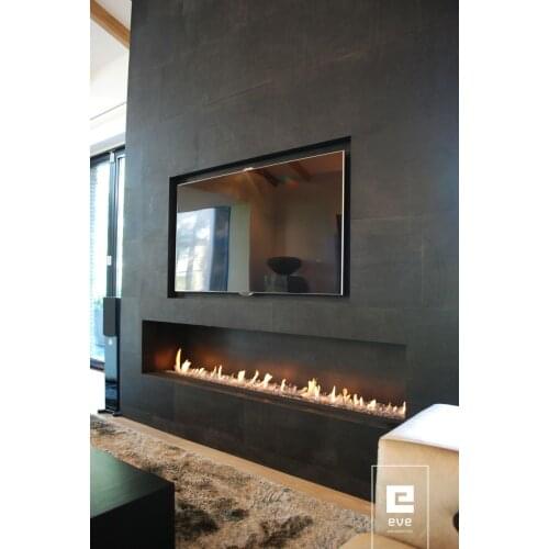 21 AUG Inno-Fire 72 inch ethanol fireplace electrical fireplace indoor
