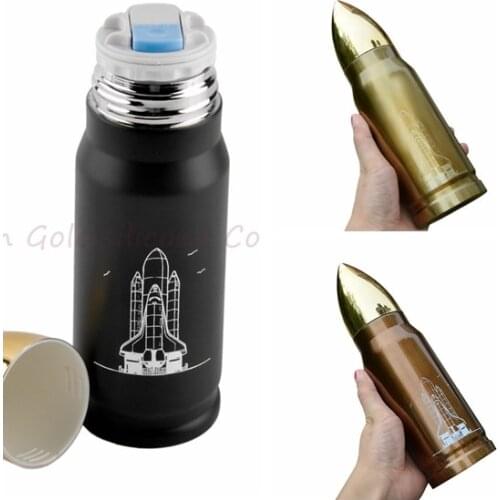 30pcs/lot 350ml 500ml Bullet Stainless Steel Vacuum Cup Thermos Mug Hot Water Flask Insulated Bottle