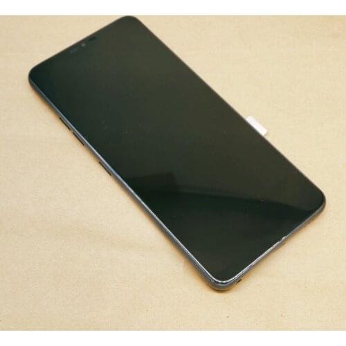 For 6.1" LG G7 Screen Display With Frame For LG G7 G710 ThinQ G7 LCD Touch Screen Digitizer Assembly Display Panel Replacement